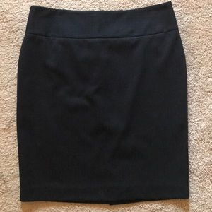 Express black pencil skirt - suiting material